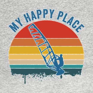 Windsurfing - My Happy Place T-Shirt